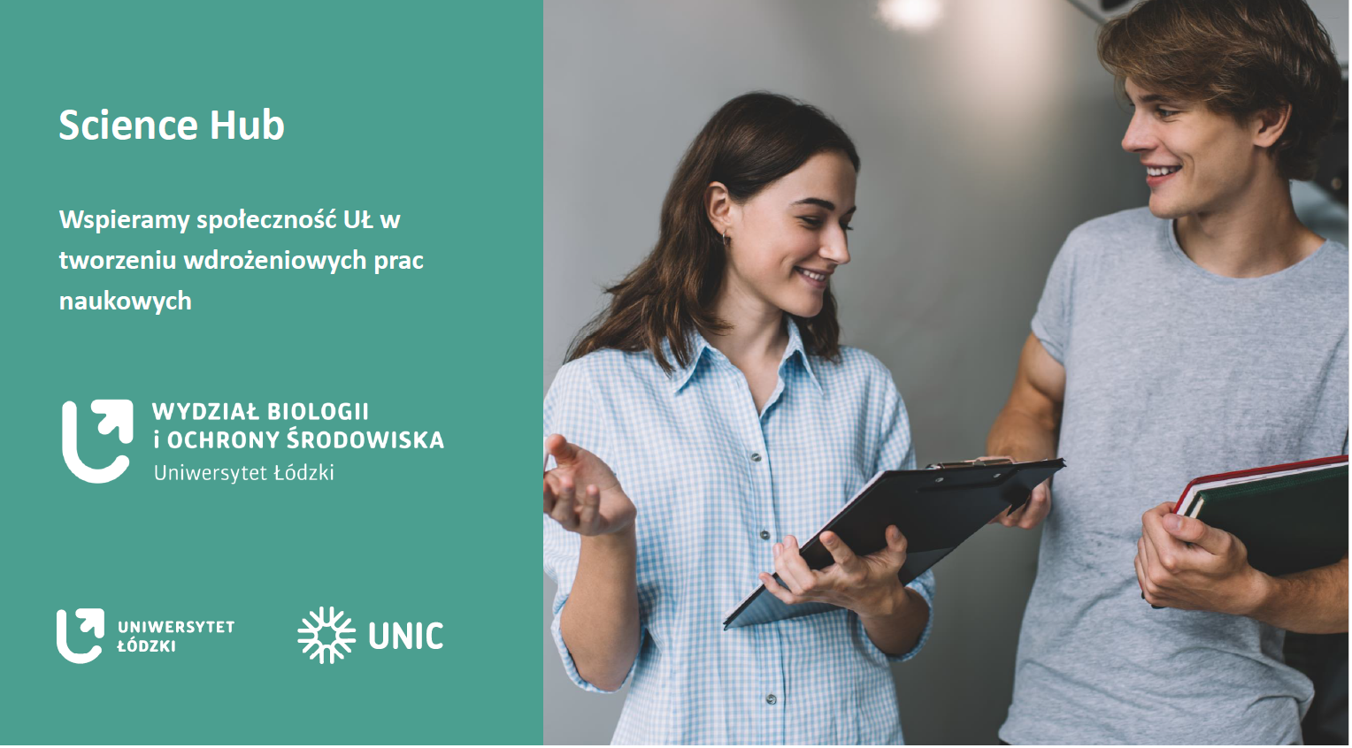 Zdjęcie dekoracyjne. Uśmiechnięci kobieta i mężczyzna