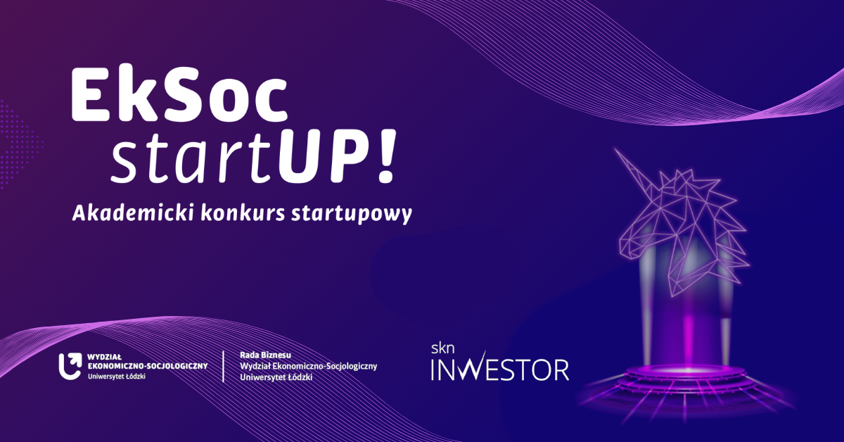 baner VI edycji konkursu EkSoc startUP