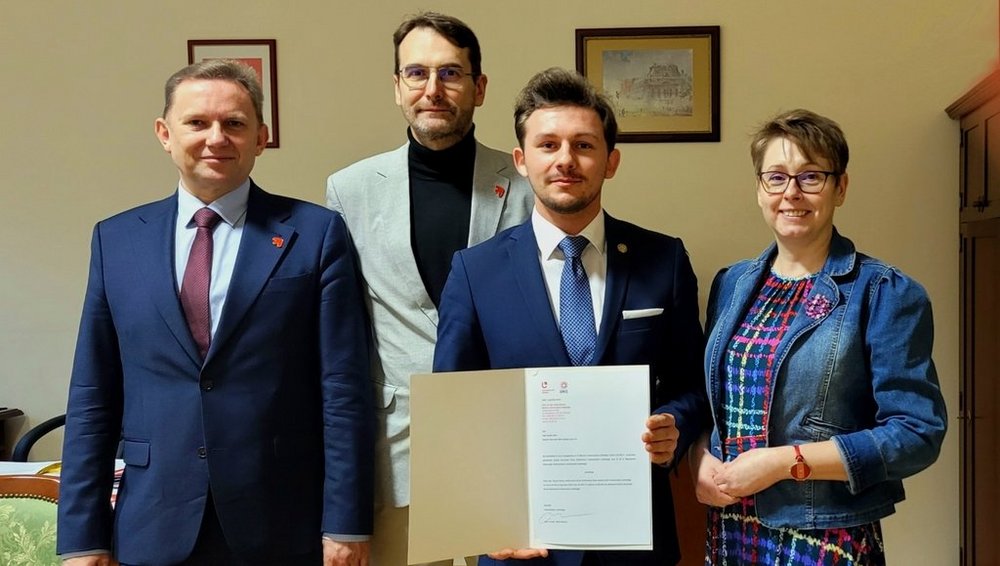 Nowy Rzecznik Praw Doktoranta i członkowie kolegium rektroskiego