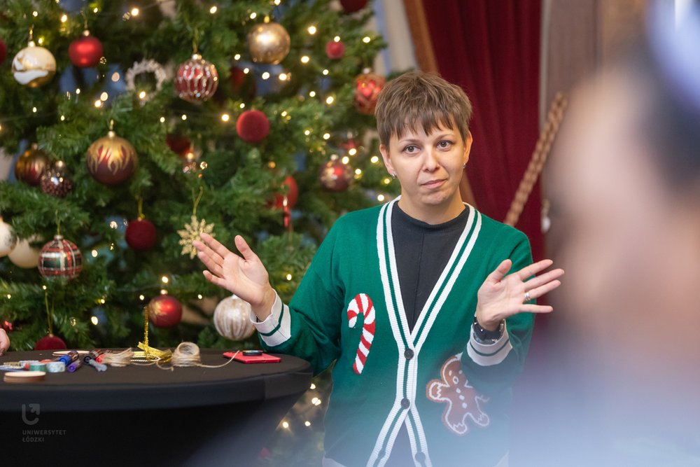 [Translate to English:] Świąteczne spotkanie z zagranicznymi naukowcami i doktorantami UŁ 