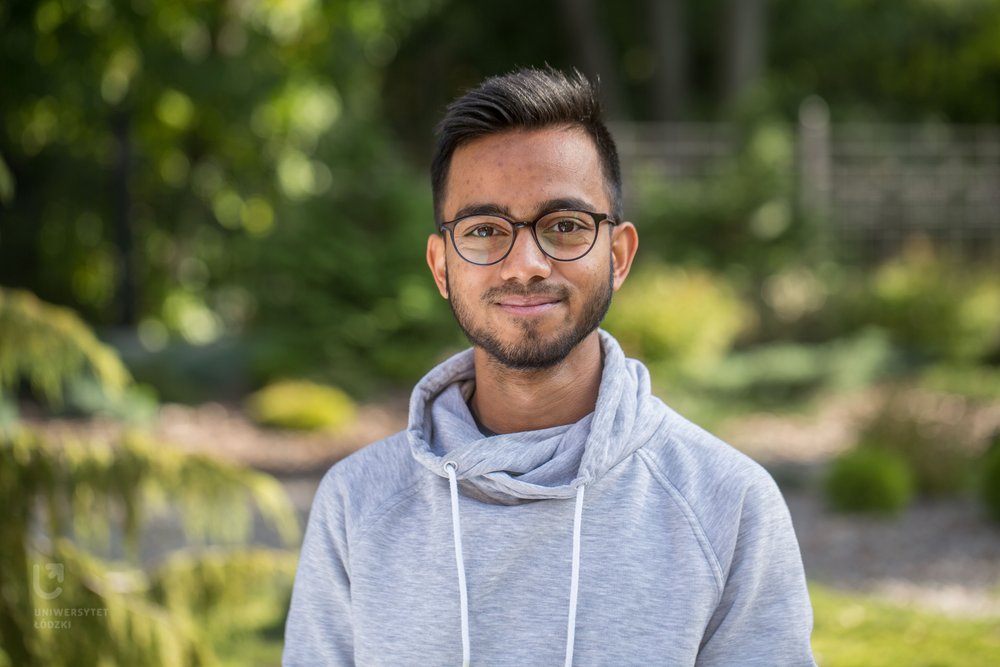 Deepjyoti Nath, a student of UniLodz