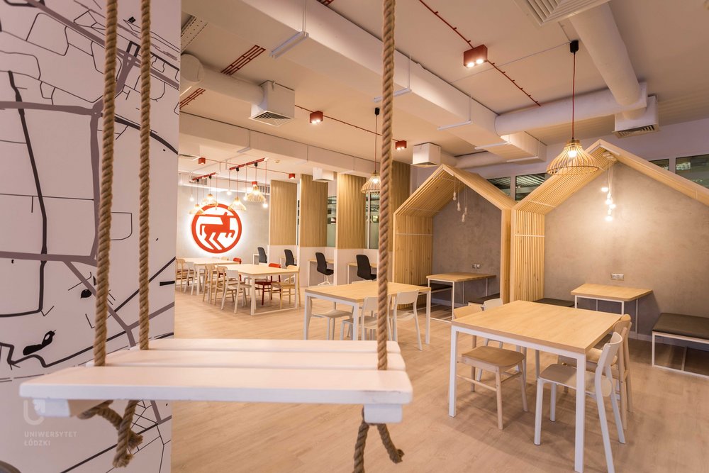 Wooden houses for team work