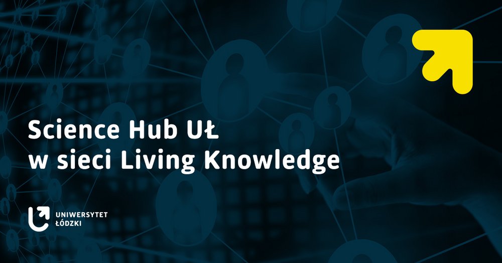 a graphic with the information that the UL Science Hub has been accepted into the Living Knowledge Network