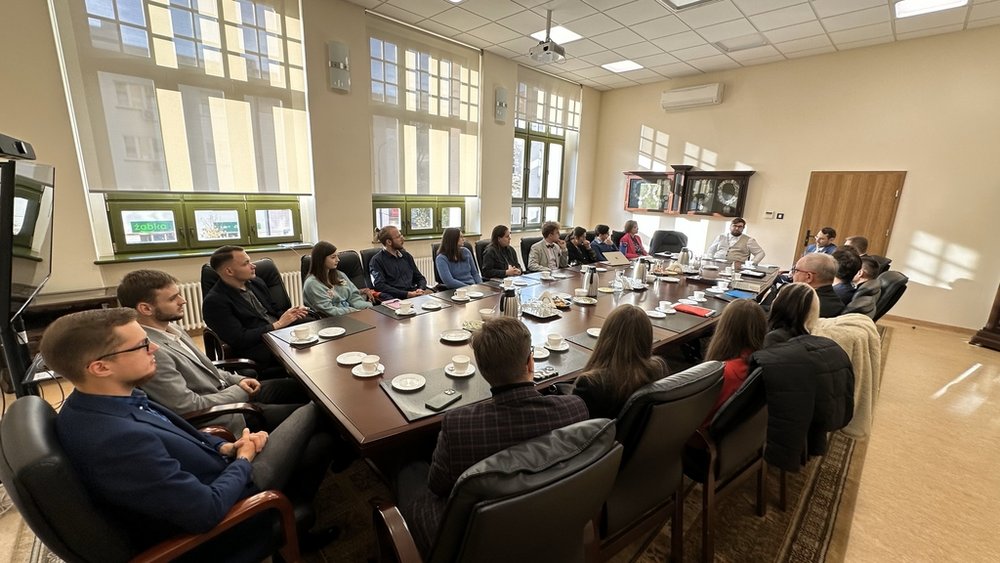 Uczestnicy spotkania URSS UŁ z kolegium rektorskim