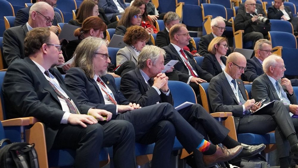 IDUB conference participants in the conference room