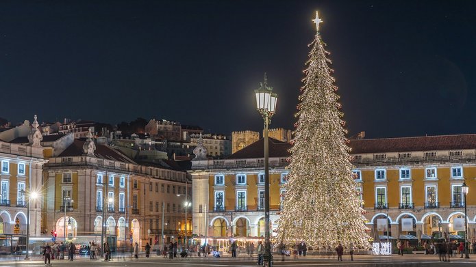 Christmas photo from Lisbon