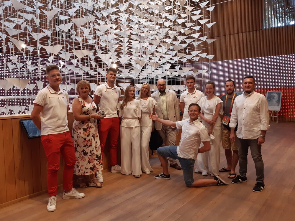  Representatives of the University of Lodz at EXPO 2020 in Dubai in the Polish Pavilion