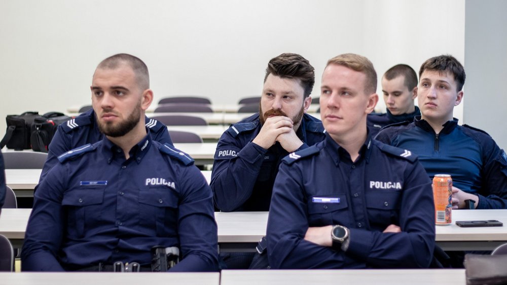 police officers at the lecture room