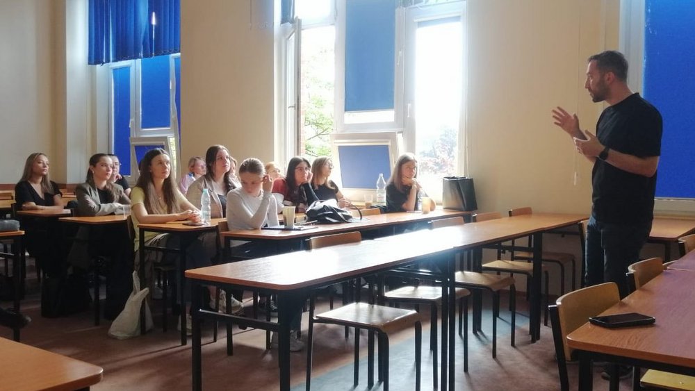 Gökhana Savaş visits UniLodz