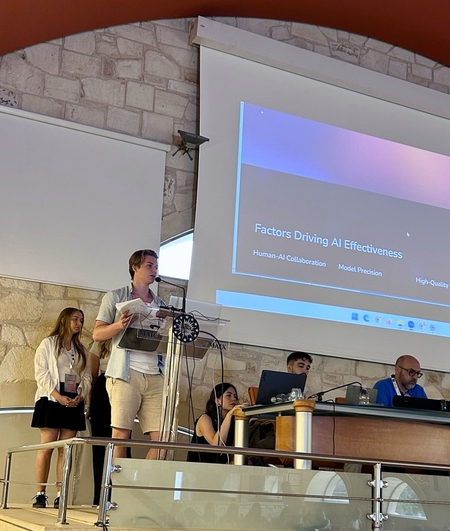 Students during BIP in Greece