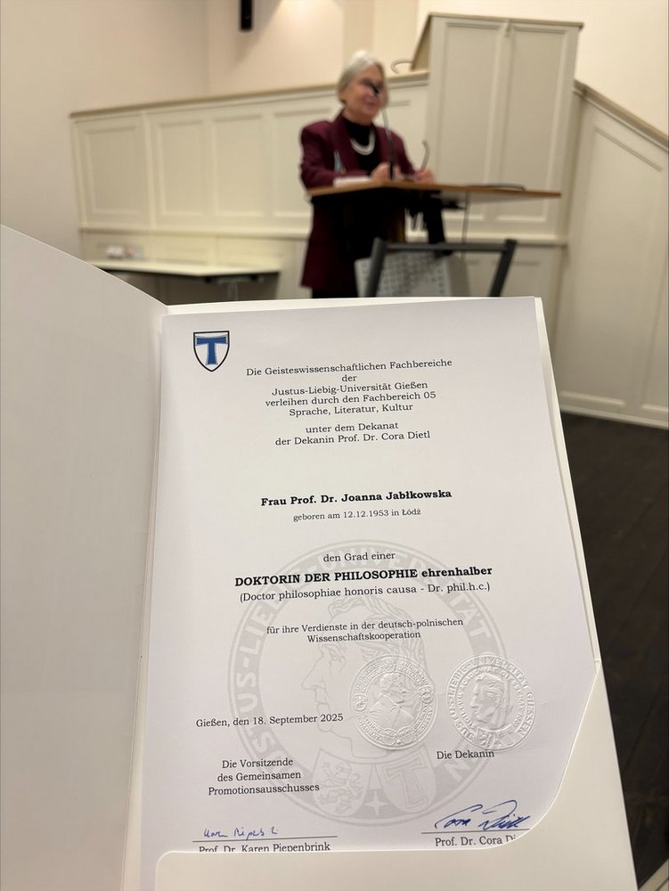 a document confirming awarding the title