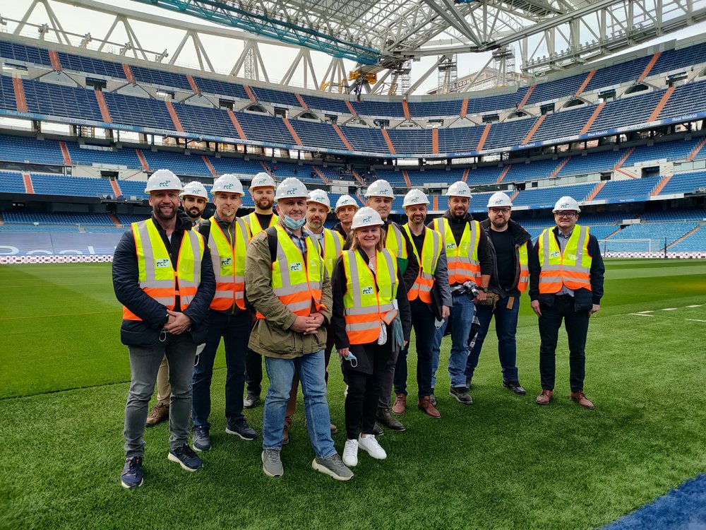 Safe Stadium experts visiting Real Madrid Stadium