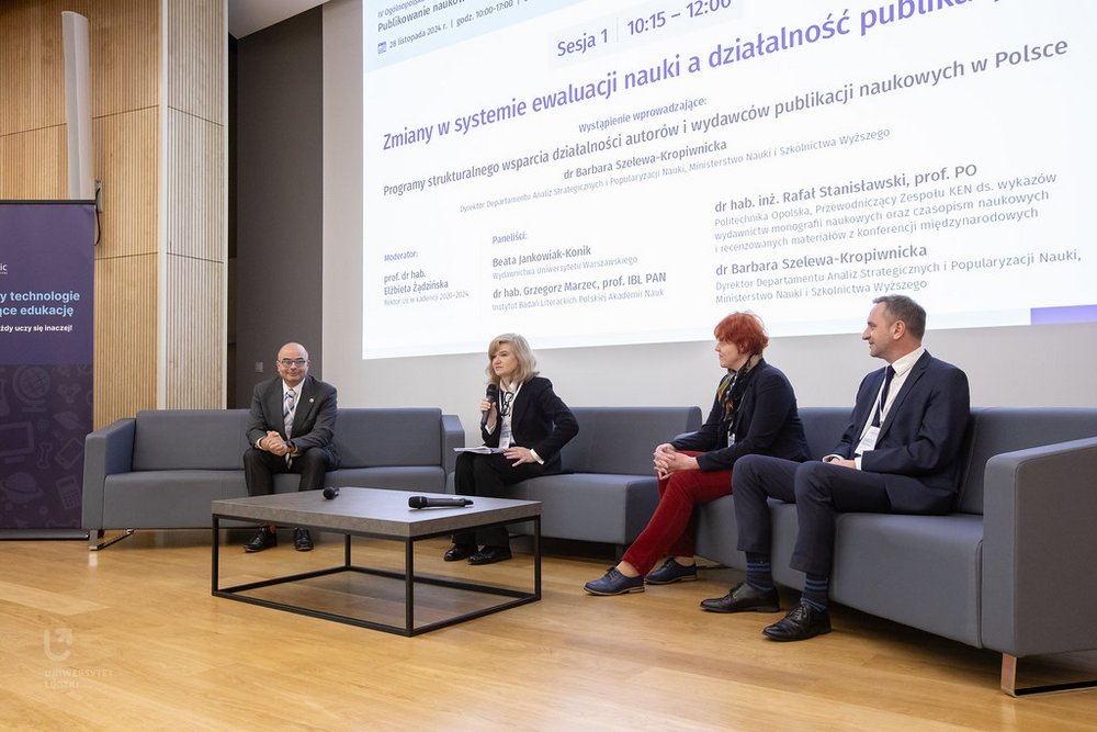 Prof. Elźbieta Żądzińska, Beata Jankowiak-Konik, dr hab. Grzegorz Marzec, prof. Rafał Stanisławski