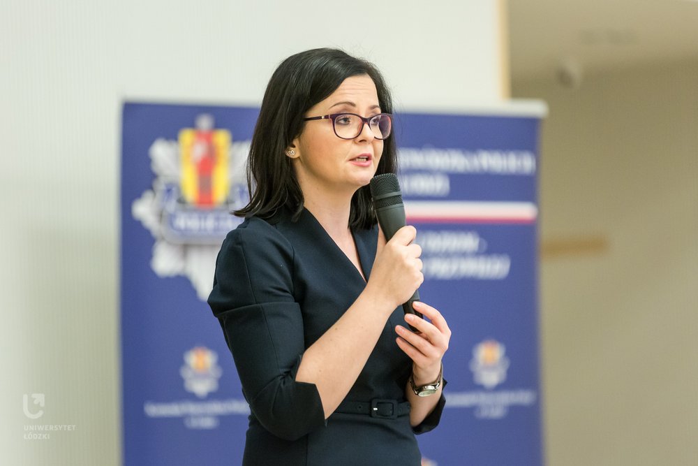 prof. Monika Kopytowska during the meeting