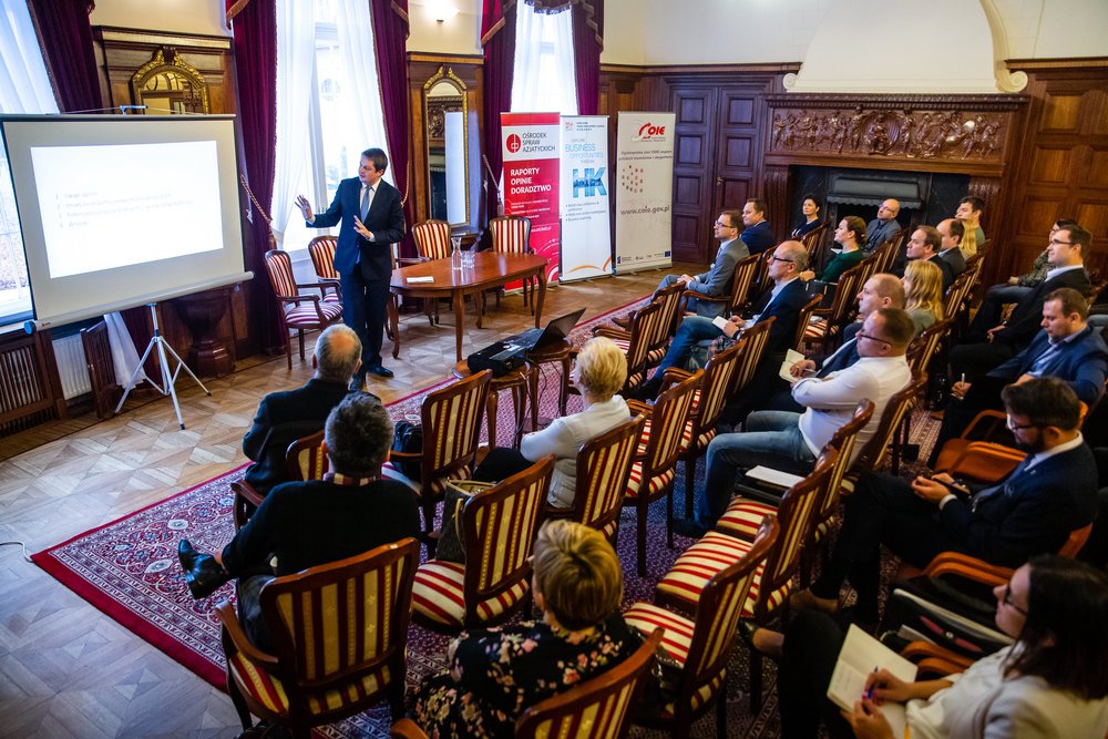 An expert giving a lecture