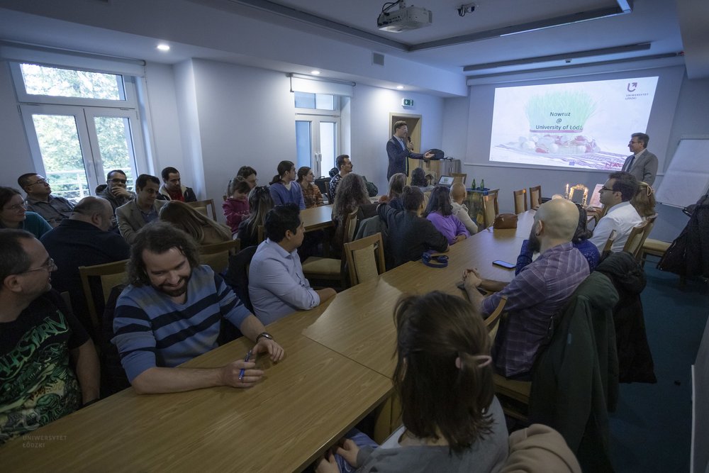 Observance of the Iranian Festival of the Fire Dance at the university of Lodz