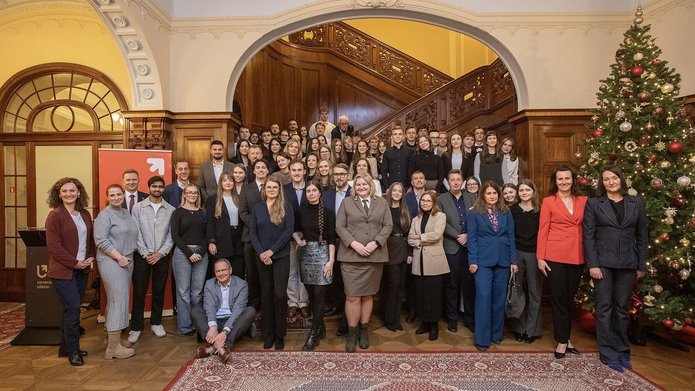 A group photo of the participants of the 13th edition of the mentoring program