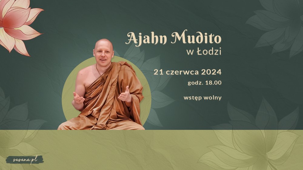 Buddhist monk and an invitation to the event