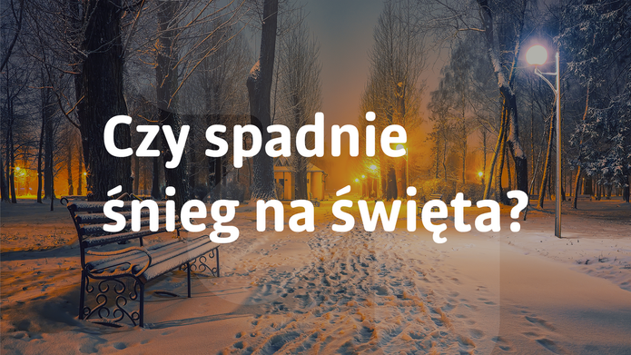 grafika: czy spadnie śnieg na święta