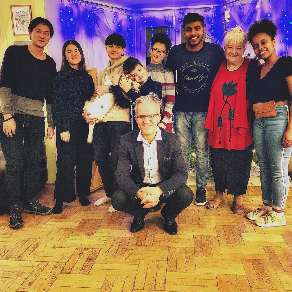 a group photo of the Christmas Guest campaign participants