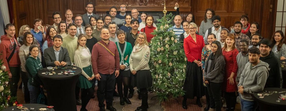 [Translate to English:] Świąteczne spotkanie z zagranicznymi naukowcami i doktorantami UŁ 