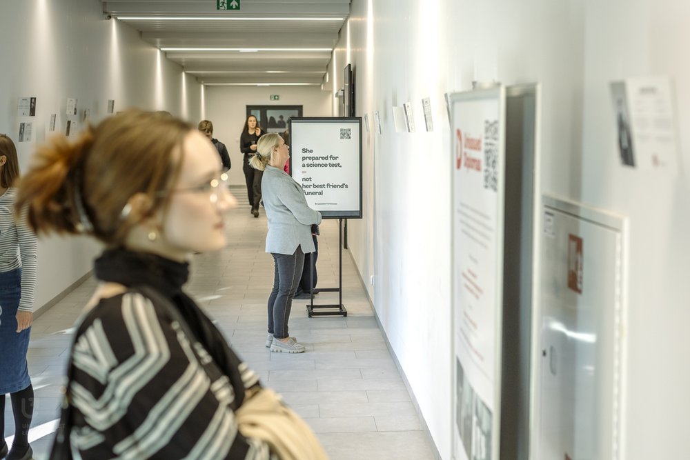 the opening of the exhibition