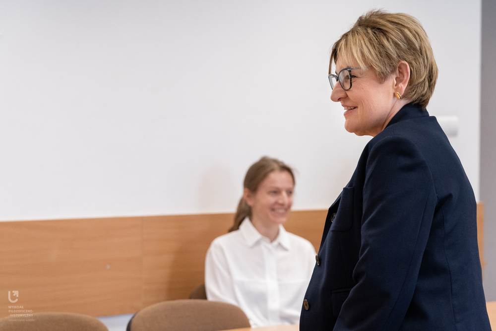 Photo from the conferral of the Honorary Professorship to Prof. Aneta Pawłowska