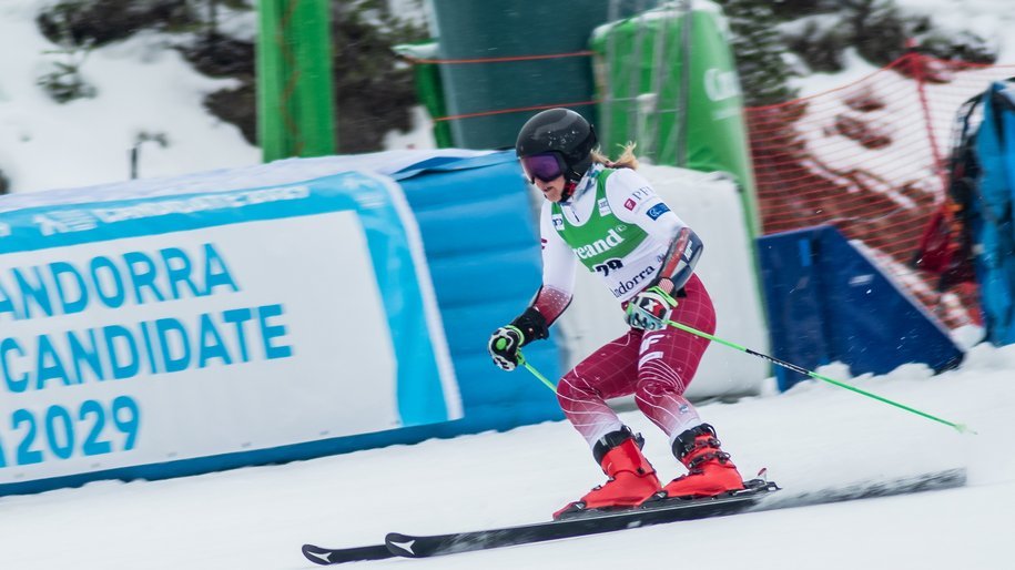 Magdalena Łuczak na stoku