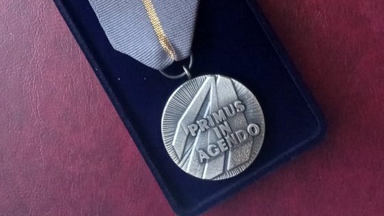 the medal