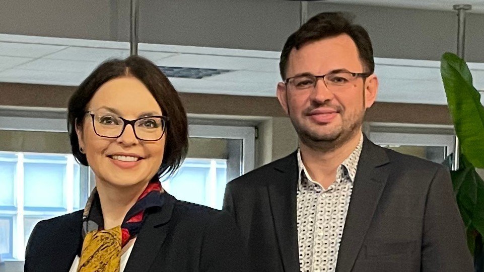 Prof. Janicka and Prof. Sajnóg