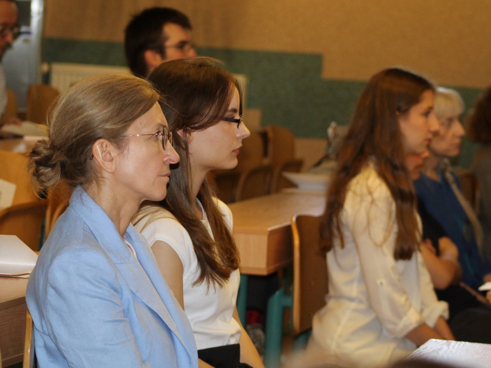 Uczestnicy seminarium podsumowującego VII edycję programu "Zdolny uczeń-świetny student" na WBIOŚ