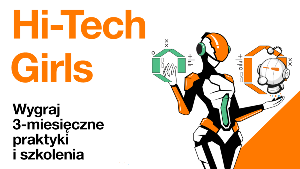 plakat konkursu Hi-Tech Girls