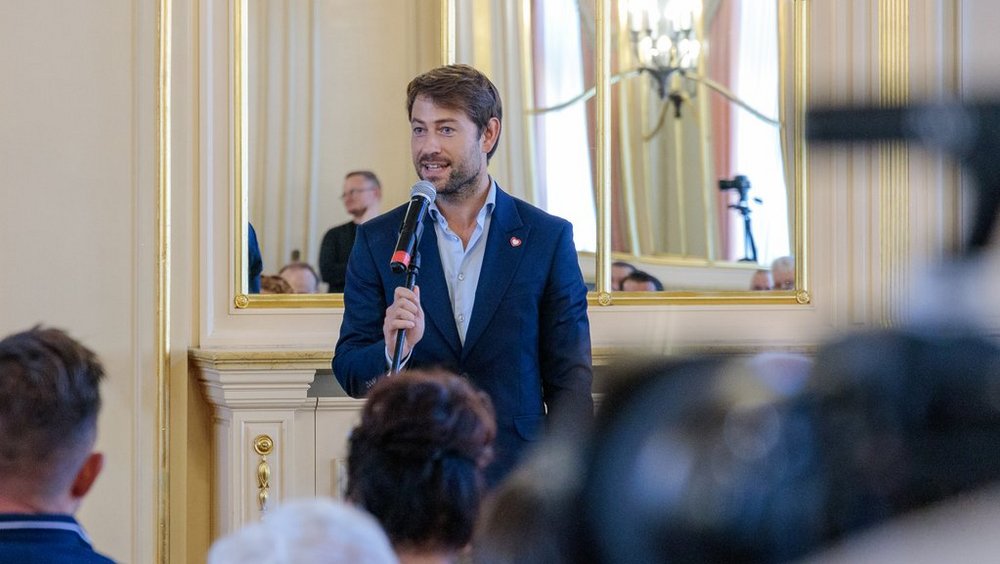 Adam Pustelnik, First Deputy Mayor of Lodz during the event