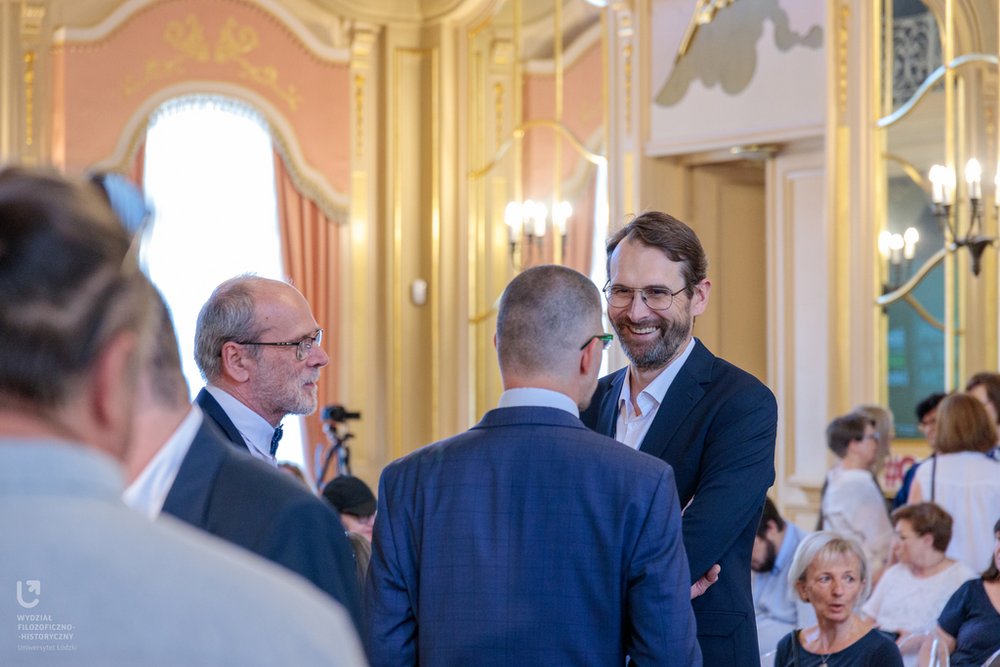Prof. Rafał Matera during the event