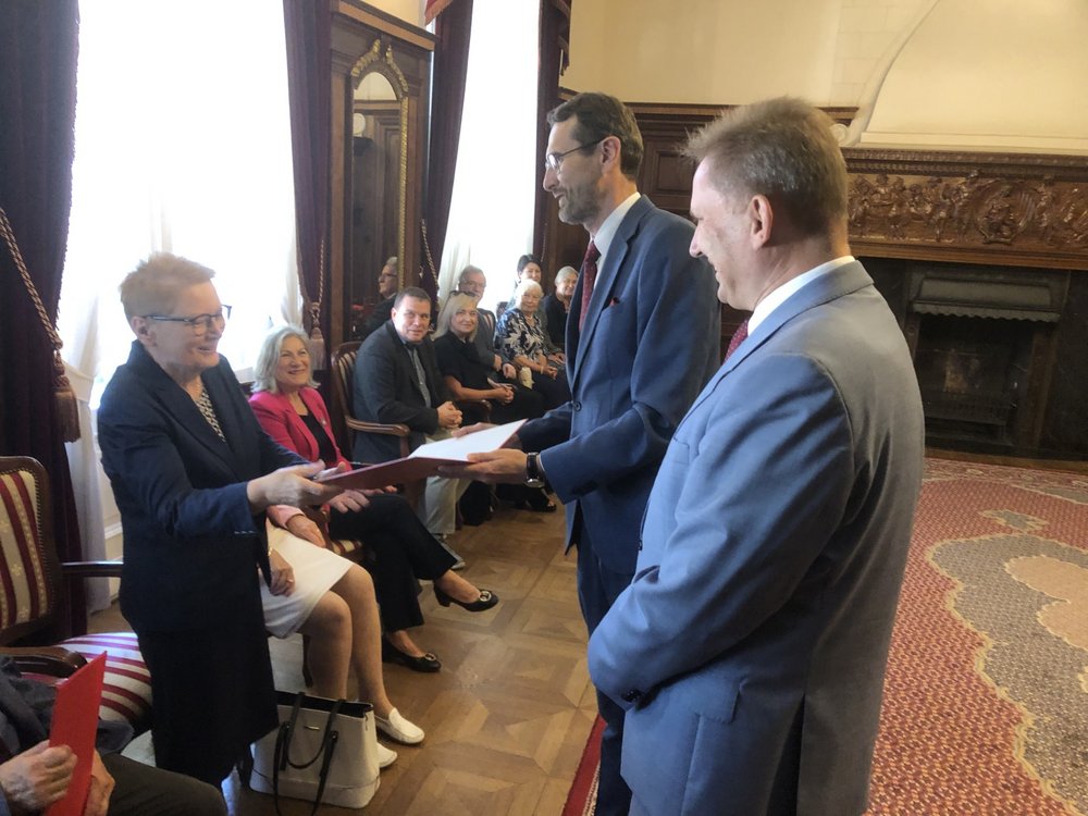 Meeting of the Rector of the University of Lodz with retiring University employees  