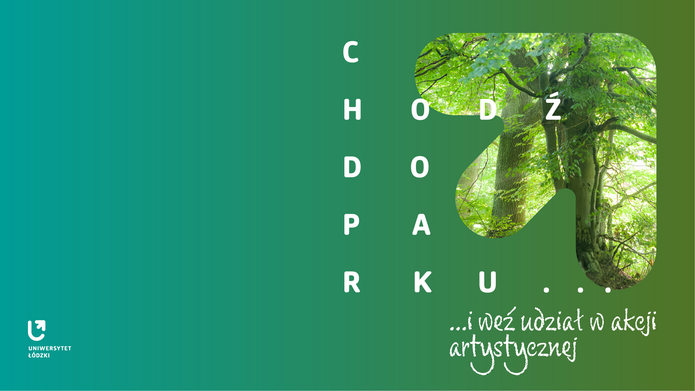 Grafika "chodź do parku"