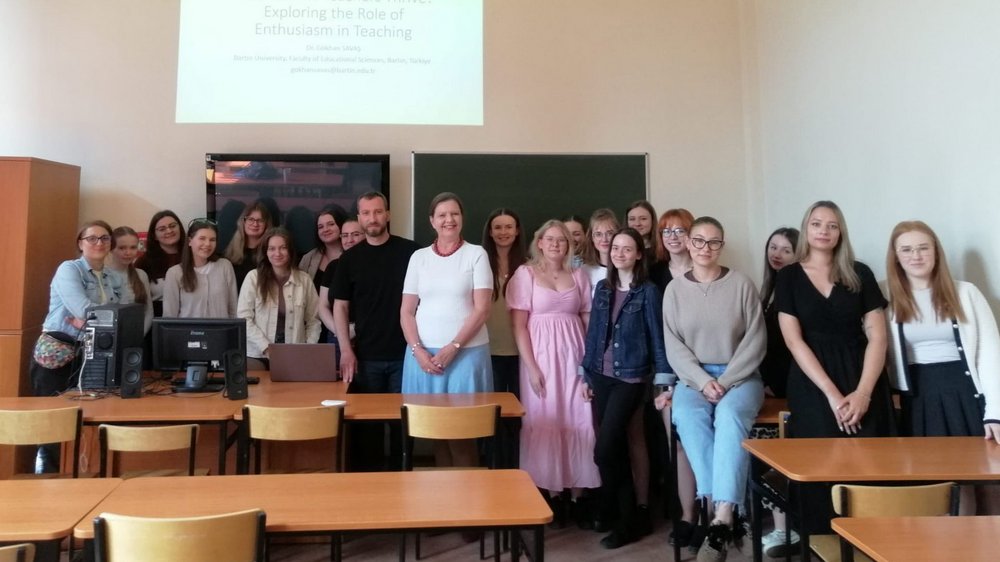 Gökhana Savaş visit to UniLodz