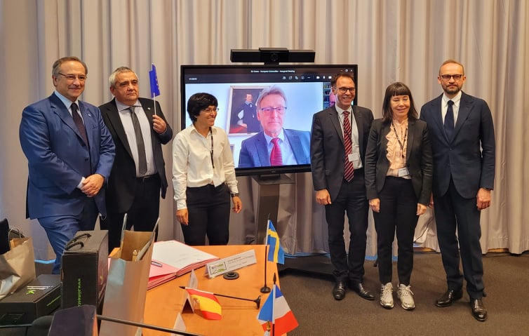 Participants of the meeting in France representing the UE Green network
